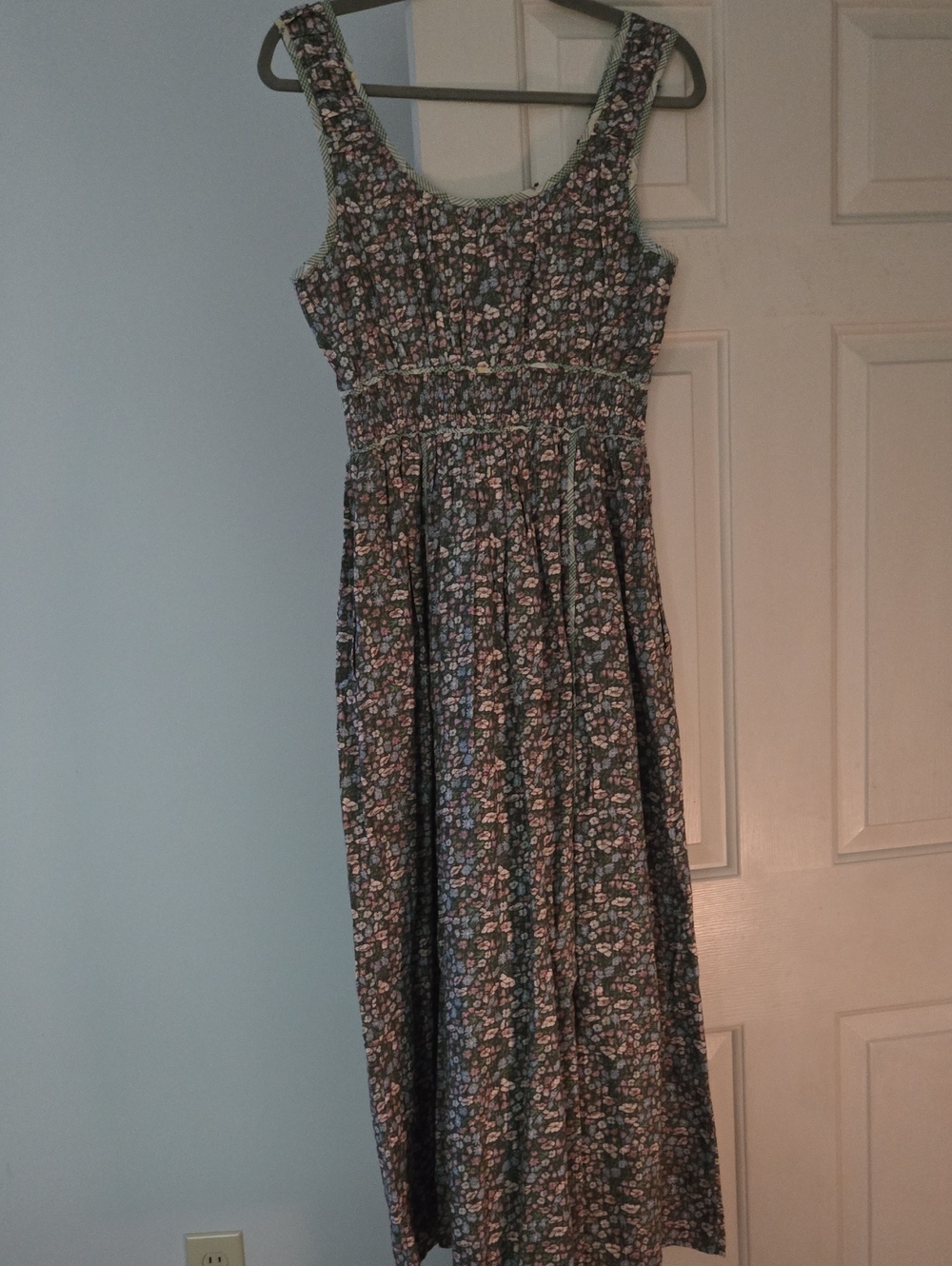 Christy Dawn Alessandra Dress In Fern Flanders Poppy - Picture 8 of 8